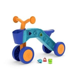 Chillafish Itsibitsi Blocks First Ride-On Toy with Play Blocks and Basket